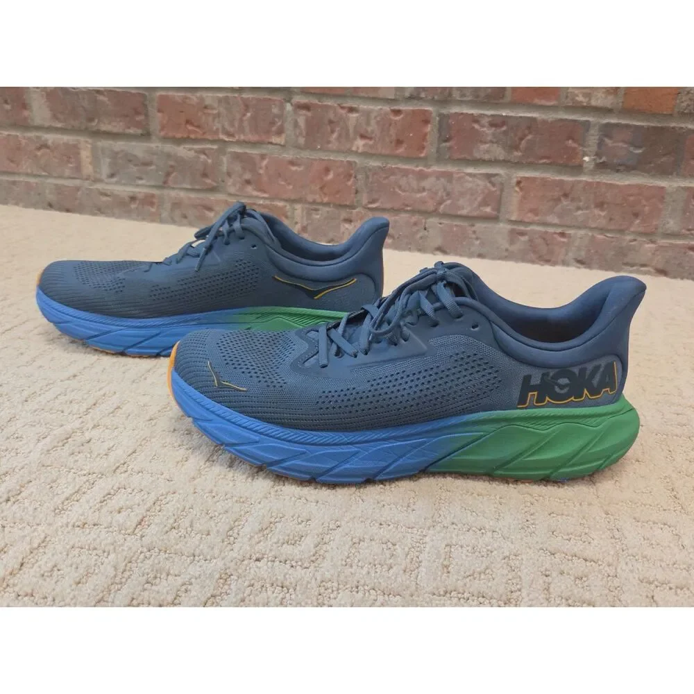 Hoka Arahi 7 Thunder Cloud Shoes Mens Size 12D Running Sneakers